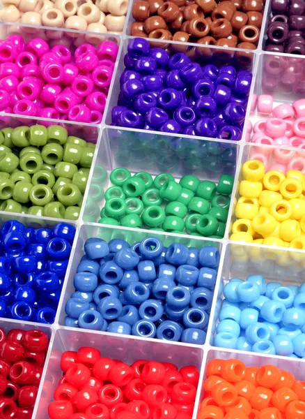 Beads for Crafts Jewelry — Stock Photo, Image