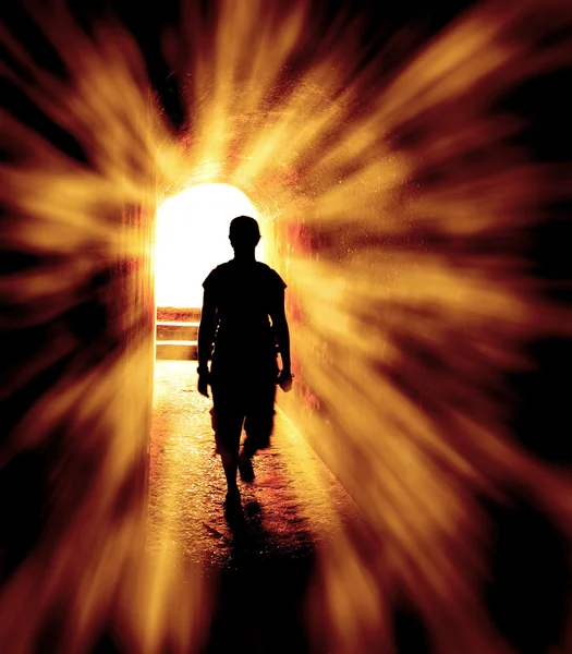 Hope at the End of the Tunnel — Stock Photo, Image