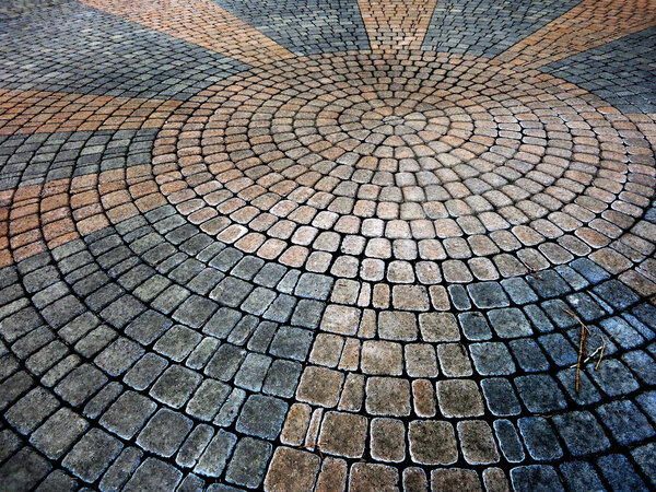 Cobble Stone Circle Pattern