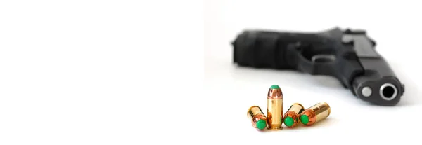 Bullets Gun Self Defense Second 2Nd Amendment Rights — Stock Photo, Image