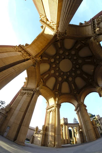 Pałac Sztuk Pięknych Jako Budynek Publiczny San Francisco Architektura Kalifornii — Zdjęcie stockowe