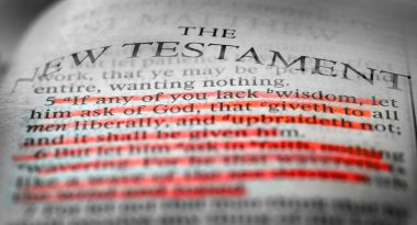 Eğer herhangi biriniz eksikliği bilgelik Tanrı James 1:5 Bırak sorsun