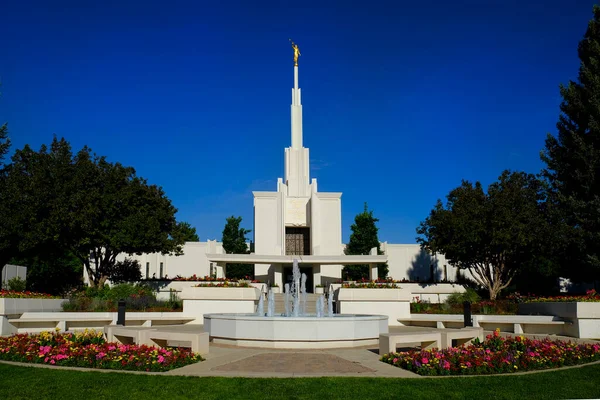 Denver Lds Temple Religion Mormon Church Jesus Christ Latterday Saints — Stock Photo, Image