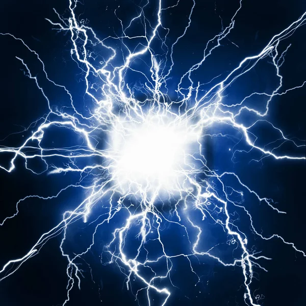 Plasma Energia Pura Poder Eletricidade Elétrica Branca — Fotografia de Stock