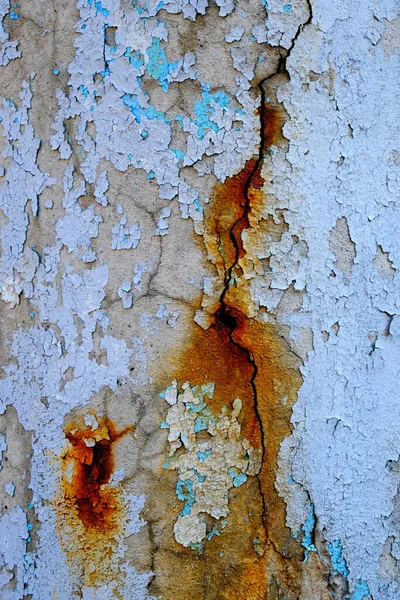 Creacked Peeling Paint Rough Texture Surface Rusty Colors — Foto Stock