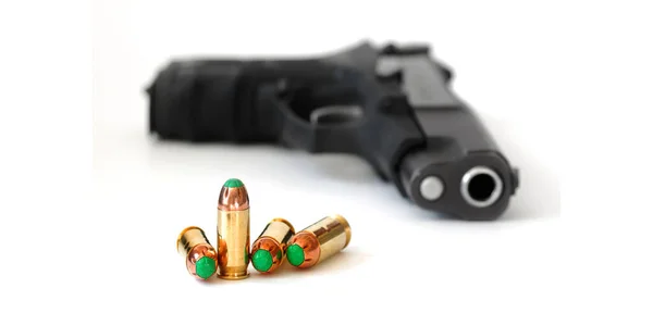 Bullets Gun Self Defense Military Second 2Nd Amendment Rights — Stock Photo, Image
