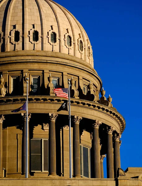 Idaho State Capitol Building Bestuur Regering Koepel Structuur Juridische Wetten — Stockfoto