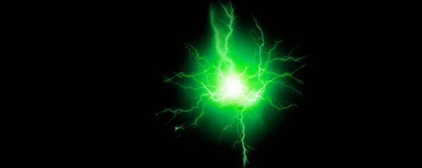 Esplosione Fulmini Energia Elettrica Energia Verde Puro Potere — Foto Stock