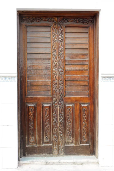 Brown door — Stock Photo, Image