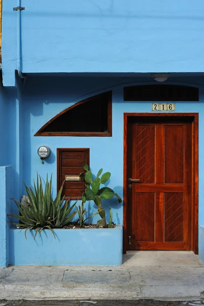 Brown door — Stock Photo, Image