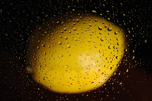 Lemon and water drops — Stock Photo, Image