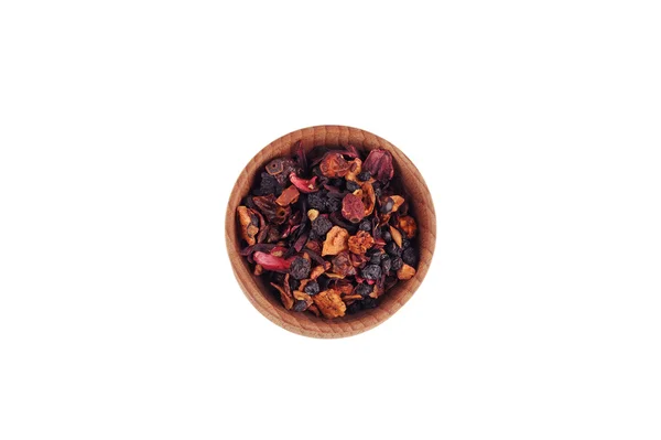 Tea-a fából készült bowl — Stock Fotó