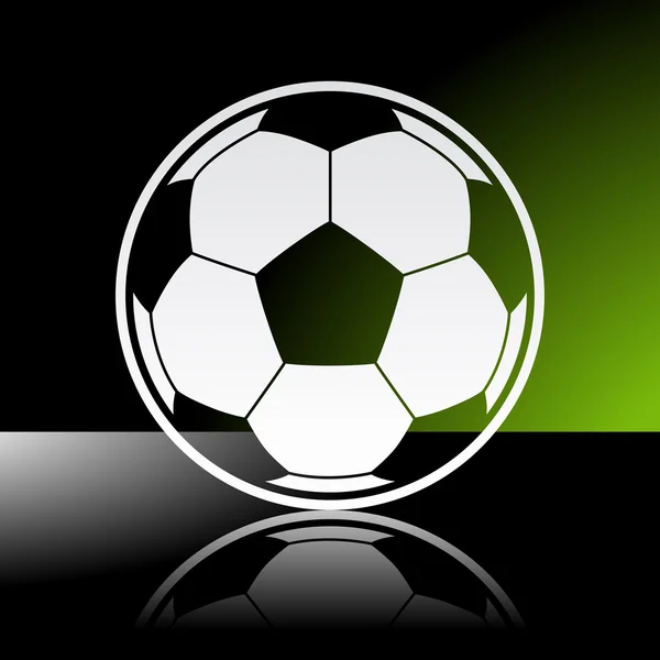 Football Soccer Ball — Stock Vector