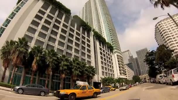 Brickell Avenue Miami — Stockvideo