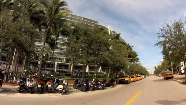 Bay Flamingo road miami beach, fl — Stok video