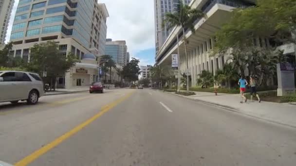 Downtown Fort Lauderdale — Stock Video