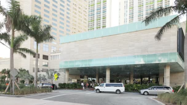 Hotel Intercontinental Miami — Vídeo de stock