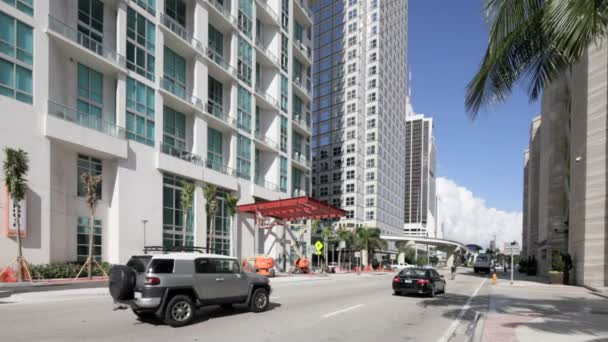 Centrum Miami Biscayne Boulevard — Stock video