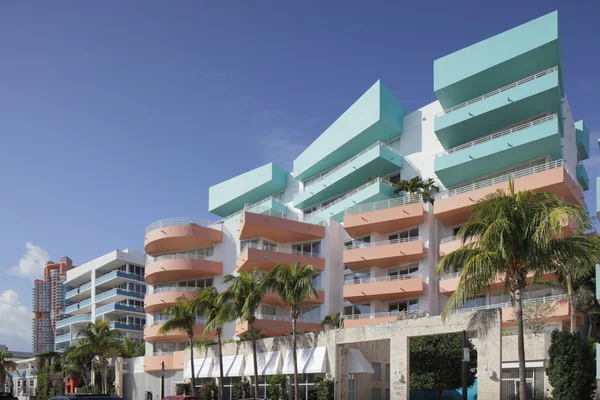 Art deco condominium Miami — Stockfoto