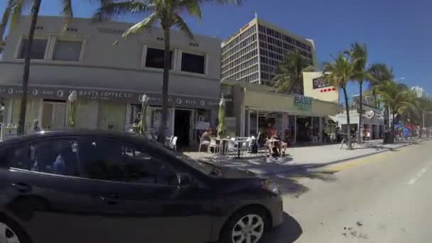 Fort Lauderdale Beach Florida — Stockvideo