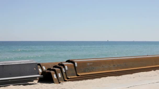 Imágenes de Fort Lauderdale Beach en reconstrucción — Vídeos de Stock