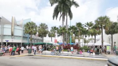 lincoln road miami Beach stok video görüntüleri