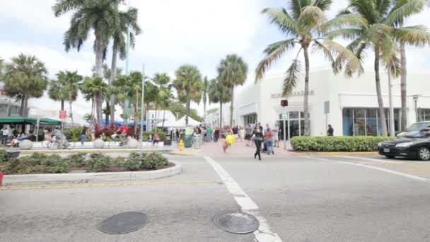 Images vidéo en stock de Lincoln Road Miami Beach — Video