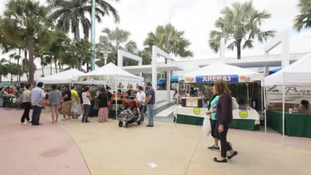 Imágenes de Lincoln Road Miami Beach — Vídeo de stock