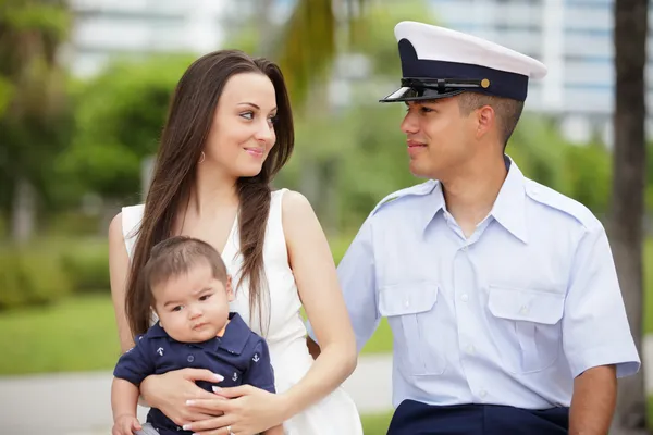 Military family — Stock Photo, Image