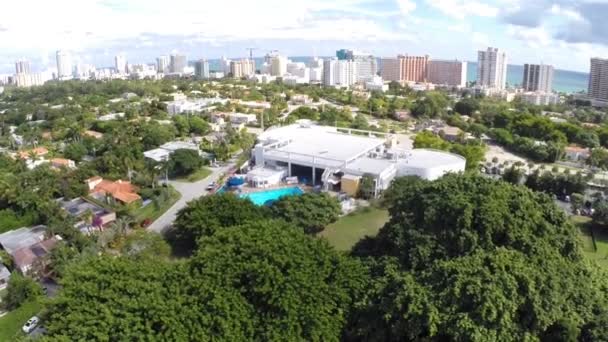 Imágenes aéreas de Miami Beach — Vídeos de Stock