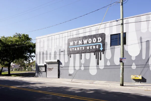 Art wall murals at Wynwood — Stock Photo, Image