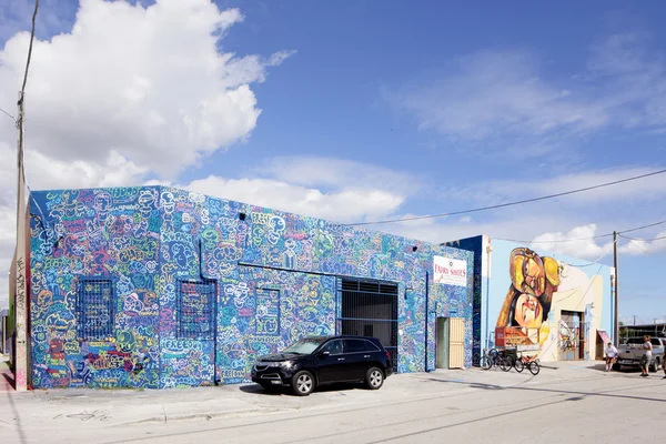 Art wall murals at Wynwood — Stock Photo, Image