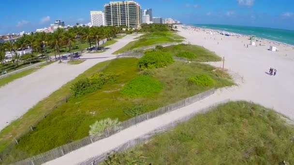 Miami Beach havadan görüntüleri — Stok video
