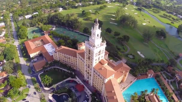 Отель biltmore Майами — стоковое видео