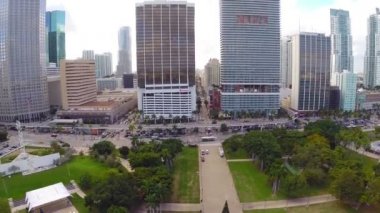 havadan görüntüleri downtown miami