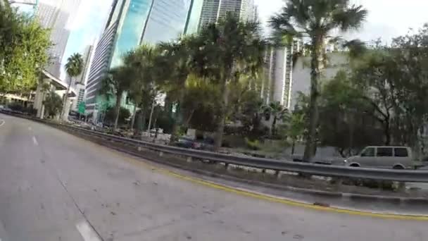 Conducir en Miami — Vídeo de stock