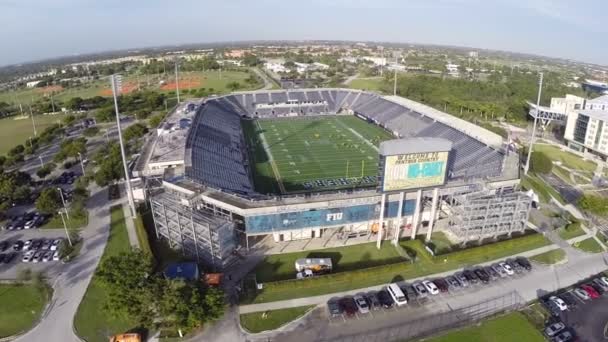 Estadio de fútbol FIU — Vídeo de stock