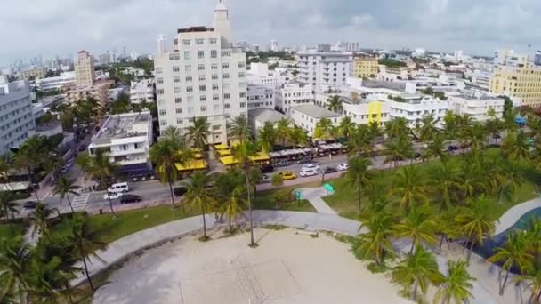 Aerea Ocean Drive — Video Stock