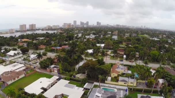 Vídeo aéreo de Hollywood Florida — Vídeo de stock