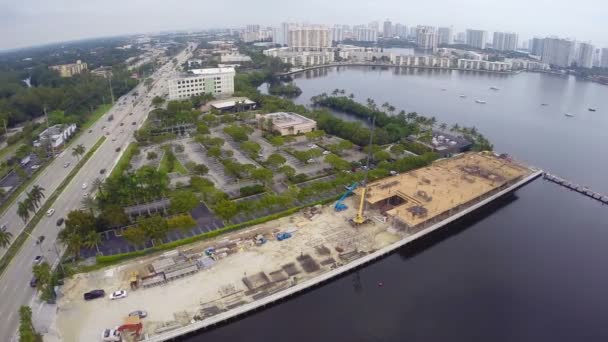 Marina Palms construcción — Vídeo de stock