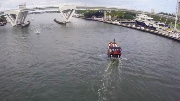 Korsan gemi turları fort lauderdale Florida — Stok video
