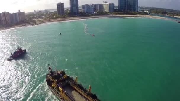 Orillas de Bal Harbour Beach — Vídeos de Stock