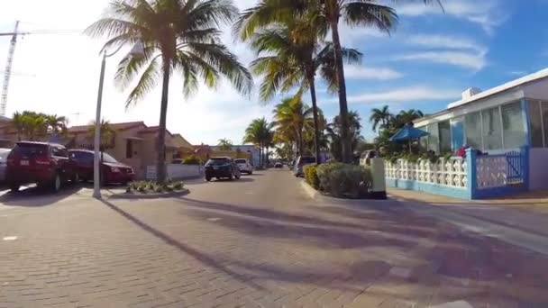 Gente en Hollywood Beach Florida — Vídeos de Stock