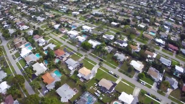 Images aériennes de maisons — Video