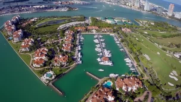 Isola di Fisher Miami Beach — Video Stock