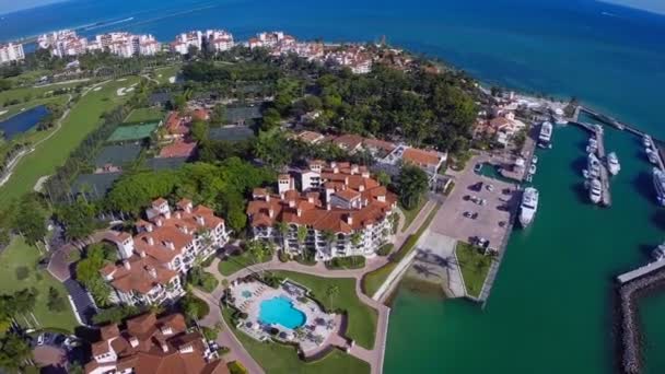 Fisher Island Miami Beach — Vídeo de Stock