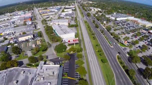 Pinecrest Florida aerial video footage — Stock Video