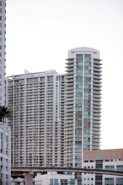 Brickell och downtown miami — Stockfoto