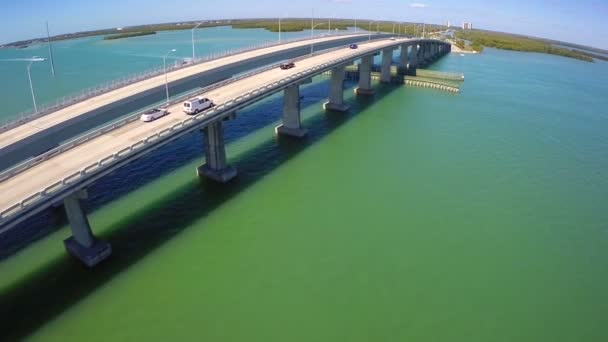 फ्लोरिडा की मध्ये ब्रिज — स्टॉक व्हिडिओ