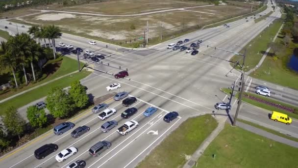 Vidéo aérienne d'intersection — Video